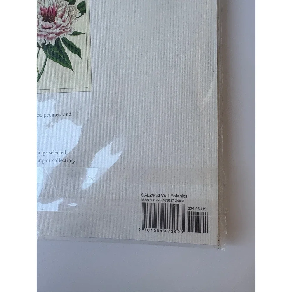 Cavallini & Co Wall Calendar 2024 Botanica Vintage Floral Art Prints New Sealed